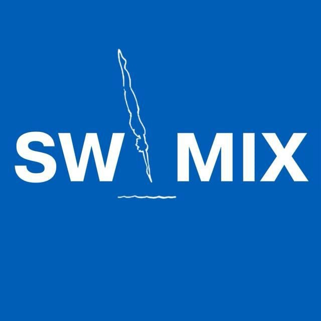 مدرسه شنا | Swimix brand logo